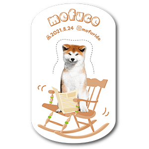 揺れる・飛び出る・自立する！ロッキングチェアデザインの型抜きペット名刺