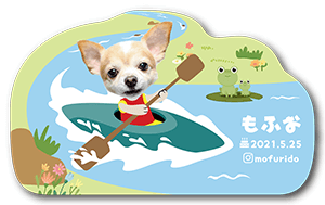 カヤックデザインの型抜きペット名刺