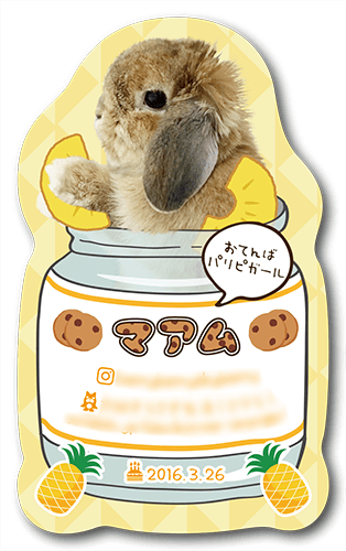 型抜きペット名刺の画像2