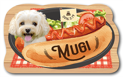 型抜きペット名刺の画像1