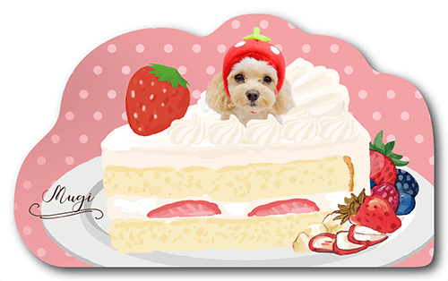 型抜きペット名刺の画像1