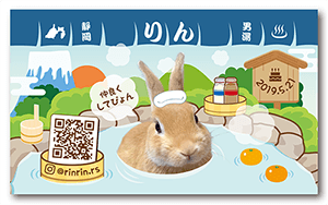 うさぎのペット名刺