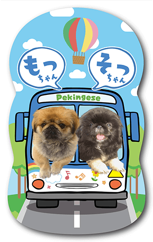 型抜きペット名刺表面画像