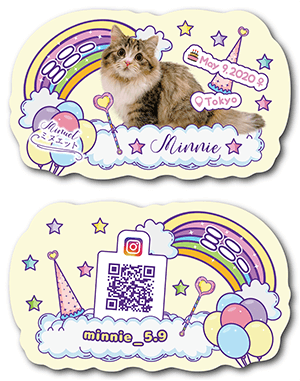 猫のペット名刺