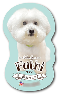 犬のペット名刺