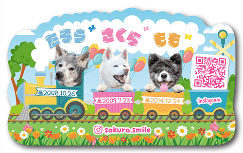 ペット名刺画像