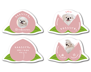 犬のペット名刺