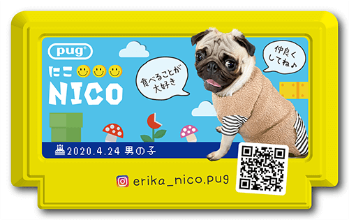 ペット名刺画像