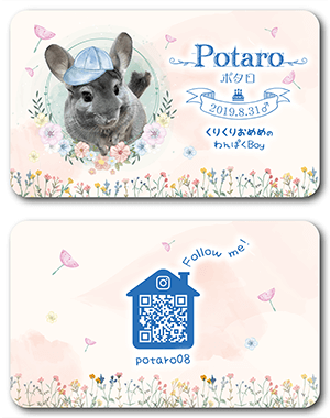 犬のペット名刺