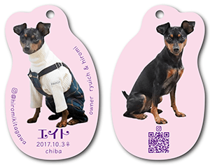 犬のペット名刺