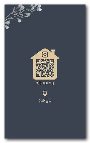 ペット名刺の裏面画像