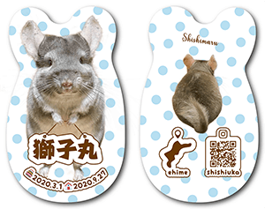 犬のペット名刺