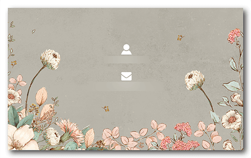 長方形ペット名刺の裏面画像