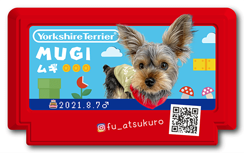 ペット名刺画像