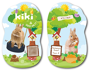 うさぎのペット名刺