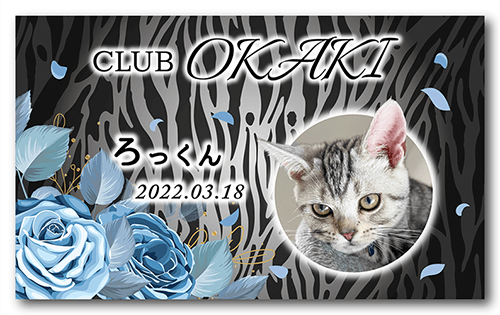 ペット名刺の表面画像