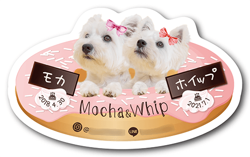 犬のペット名刺