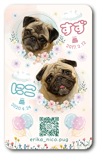 ペット名刺画像