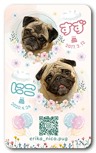 犬のペット名刺