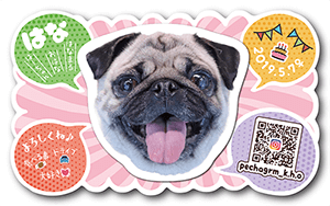 犬のペット名刺