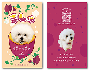 猫のペット名刺