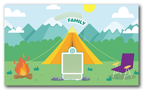 長方形ペット名刺の裏面画像