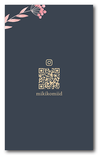 ペット名刺の裏面画像