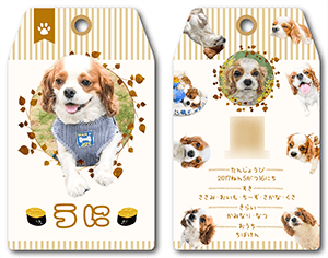 犬のペット名刺