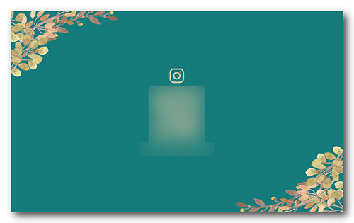 ペット名刺の裏面画像