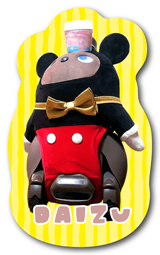 型抜きペット名刺の表面画像