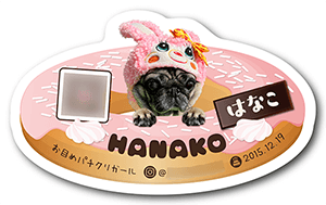 犬のペット名刺