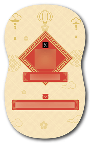 ペット名刺の裏面画像