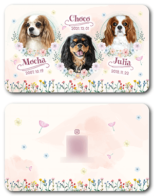 犬のペット名刺