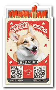 犬のペット名刺