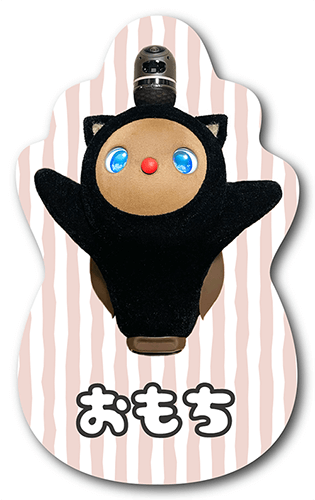 型抜きペット名刺の表面画像