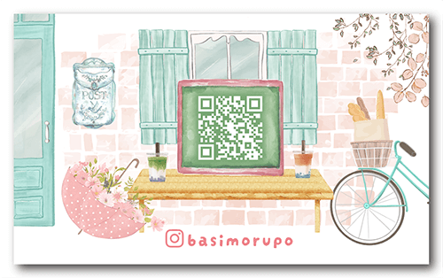 ペット名刺の裏面画像