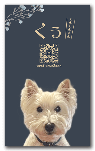 ペット名刺の表面画像