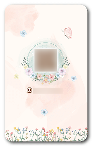 ペット名刺の裏面画像