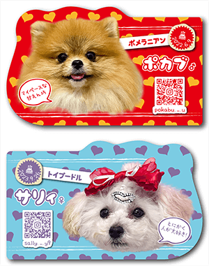 犬のペット名刺